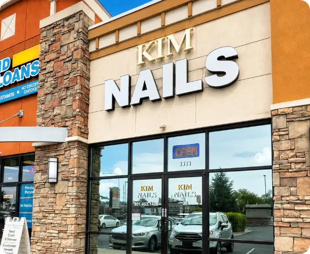 Kim Nails storefront in South Salt Lake